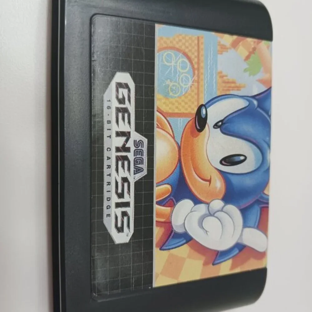 1X Sonic the Hedgehog - Sega Genesis 1st print All Great Condition